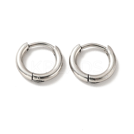 Tarnish Resistant 201 Stainless Steel Huggie Hoop Earrings LS-STAS-H164-01P-1