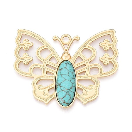 Alloy Pave Resin Big Pendants PALLOY-N179-76MG-1