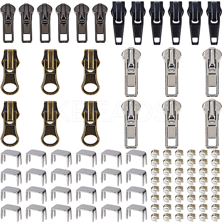 Alloy Replacement Zipper Sliders DIY-GF0009-31-1