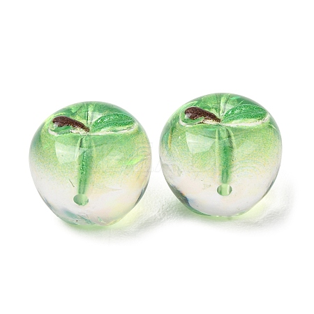 Electroplate Transparent Resin Imitation Food Beads RE-CBABCB4-02A-1