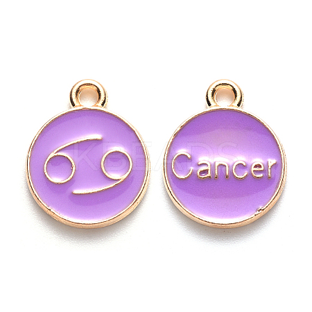 Alloy Enamel Pendants LS-ENAM-S124-01A-01D-1