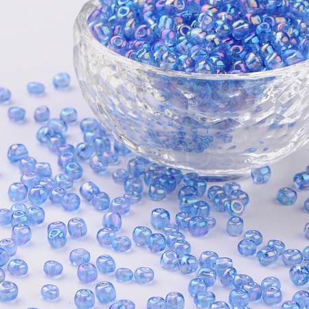 6/0 Round Glass Seed Beads SEED-US0003-4mm-166-1