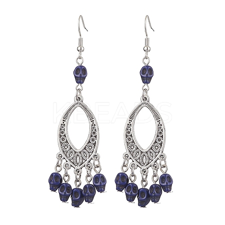 2 Pairs Brass Dangle Earrings EJEW-JE05890-04-S-1