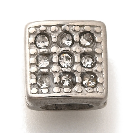 304 Stainless Steel Rhinestone Beads STAS-G350-21P-1