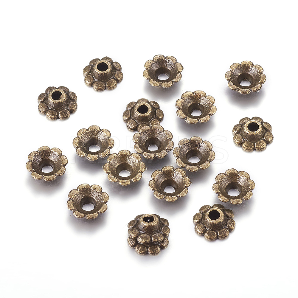 Wholesale Tibetan Antique Bronze Metal Caps - KBeads.com