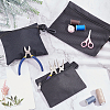 6Pcs 3 Style Oxford Cloth PVC Waterproof Coating Bag AJEW-NB0002-41-4