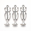 Tibetan Style Alloy Pendants TIBE-S323-080AS-RS-1