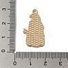 Thanksgiving Day Golden Tone Alloy Enamel Pendants X-ENAM-M002-02O-G-3