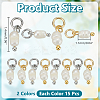 30Pcs 2 Colors Natural Cultured Freshwater Pearl Rice Charms PALLOY-AR00041-2