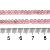 Natural Strawberry Quartz Beads Strands G-B090-A26-03-5