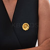 304 Stainless Steel Lapel Pin Backs for Clothes for Women LS-JEWB-F040-01G-2
