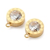 304 Stainless Steel Rhinestone Charms STAS-Z009-17G-3