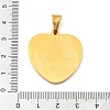 Ion Plating(IP) 304 Stainless Steel Pendants STAS-H182-11A-G-3