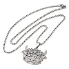 201 Stainless Steel Pendant Necklaces NJEW-C066-16P-2