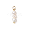 Natural Baroque Keshi Pearl Two Sides Polished Pendants PALLOY-JF04814-02-2