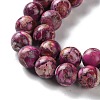 Dyed Natural Regalite/Imperial Jasper/Sea Sediment Jasper Beads Strands G-B124-C01-06-4