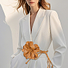 Flower PU Leather Wrap Waist Belts for Women AJEW-WH20816-058C-4