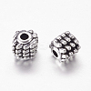 Antique Silver Tibetan Silver Bumpy Rondelle Spacer Beads X-LF5069Y-NF-2