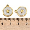 304 Stainless Steel with Enamel Pendants STAS-Z166-19G-01-3