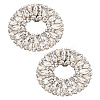 Alloy Crystal Rhinestone Shoe Decoration DIY-FG0003-73-1