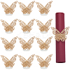 Butterfly Paper Napkin Rings AJEW-WH0348-03A-1