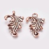 Eco-Friendly Zinc Alloy Hook Clasps LS-PALLOY-WH0031-03R-2