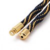 Nylon Cord Silder Bracelets LS-MAK-C003-03G-25-3