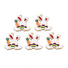 Alloy Enamel Pendants ENAM-N055-096B-1