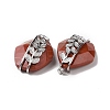 Natural Red Jasper Pendants G-H279-06A-P-3