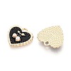 Alloy Enamel Pendants PALLOY-T092-37G-04-2