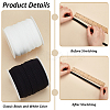 20M 2 Colors Flat Nylon Elastic Cords with Wavy Edge OCOR-FG0002-44-4
