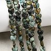 Natural African Turquoise(Jasper) Beads Strands G-P575-C18-6mm-1