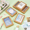 Foldable Kraft Paper Candy Boxes with Visible Window CON-WH0123-22-4