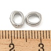 Brass Micro Pave Clear Cubic Zirconia Beads KK-P277-41P-2