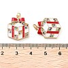 Christmas Theme Rack Plating Brass Pendants KK-M280-11A-G-3