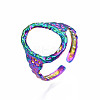 Open Oval Cuff Rings RJEW-N038-001-5