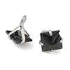 Brass Pave Cubic Zirconia Charms CU-CBABEB3-05P-01-1