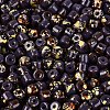 Opaque Picasso Glass Beads SEED-Q039-05A-A07-3