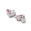 Brass Micro Pave Cubic Zirconia Pendants KK-A259-18P-03-2