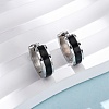 304 Stainless Steel Hoop Earrings EJEW-D331-19A-PB-4