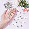 Tibetan Style Alloy Pendants & Links Connectors & Beads TIBEP-SC0001-53AS-3