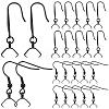 40Pcs 2 Styles 316 Stainless Steel & 304 Stainless Steel Earring Hooks STAS-SC0008-31-1