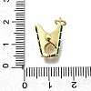 Brass Micro Pave Cubic Zirconia Pendants KK-K400-35G-02-3