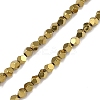 Electroplated Synthetic Non-magnetic Hematite Beads Strands X-G-A234-G03-01G-1
