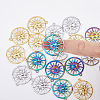 18Pcs 3 Colors Ion Plating(IP) 304 Stainless Steel Pendants STAS-DC0014-15-3