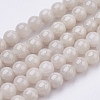 Natural Yellow Jade Beads Strands G-G598-4mm-YXS-03-1