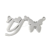 Non-Tarnish 304 Stainless Steel Pendants STAS-L279-002P-Y-1