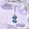 Glass Seed Bead Pendant Decorations HJEW-MZ00057-01-2