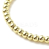 Brass Round Beaded Bracelet with Magnetic Clasp for Women BJEW-JB07629-5