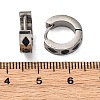 304 Stainless Steel with Enamel Earrings EJEW-M001-20B-P-3